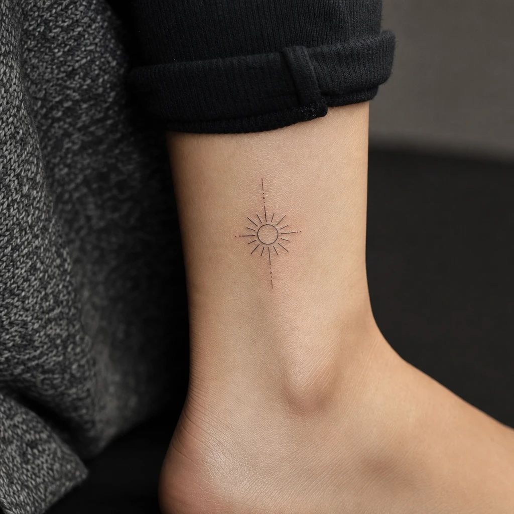 Soleil minimaliste