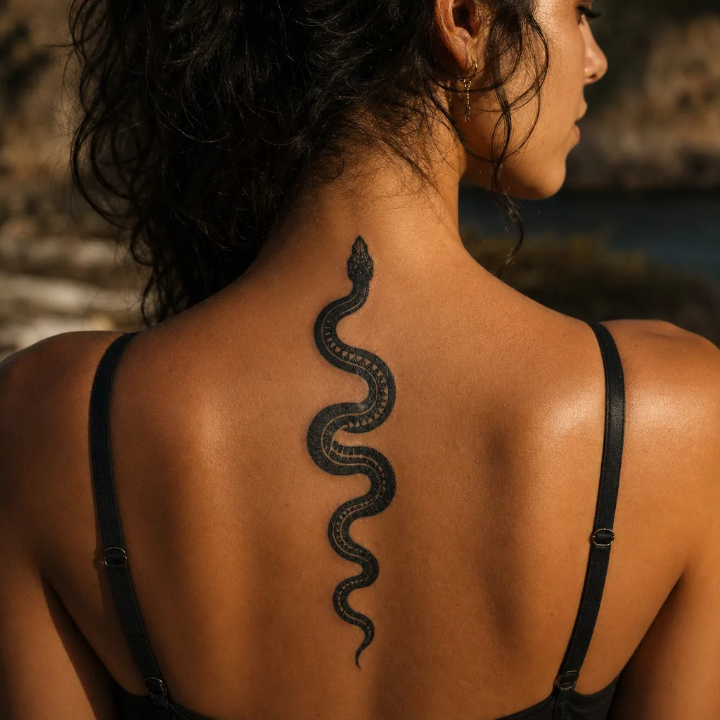 Serpent blackwork
