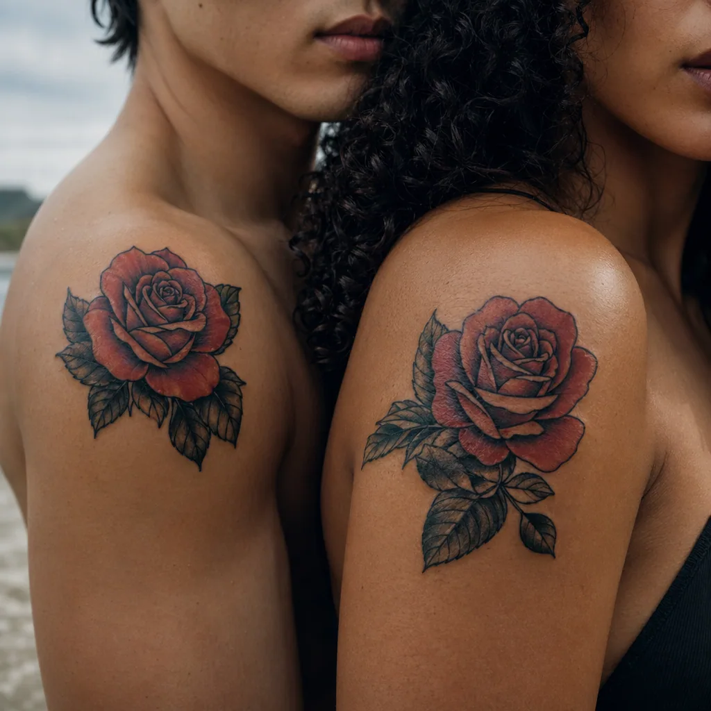 Roses neo-traditionnelles