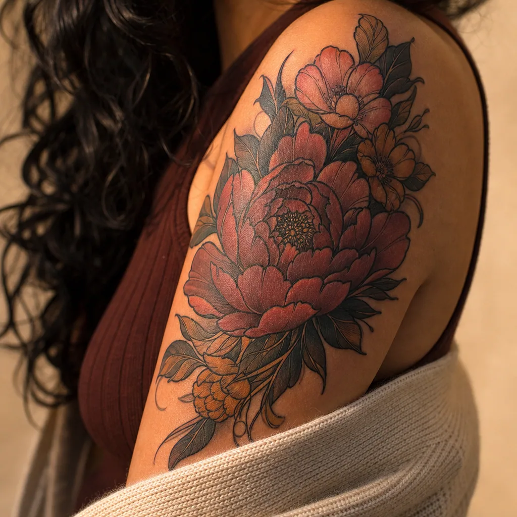 Cover neo-traditionnel floral