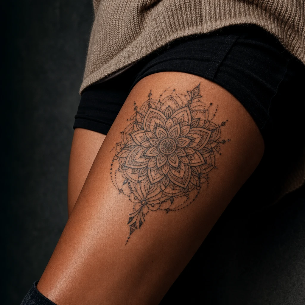 Mandala de cuisse