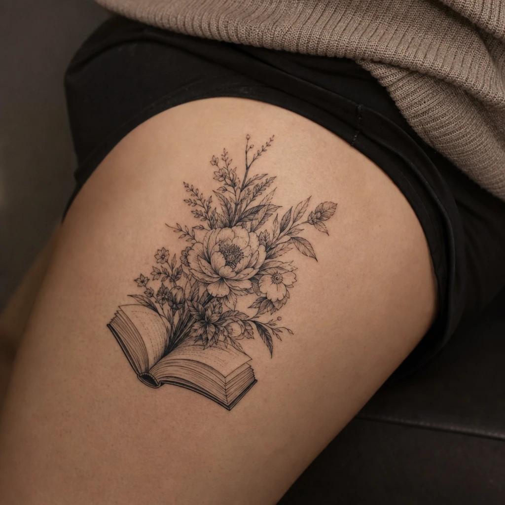 Citation et fleurs