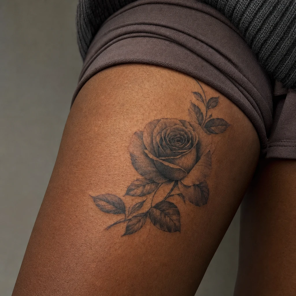Rose realiste