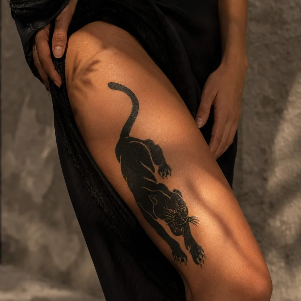 Panthere blackwork