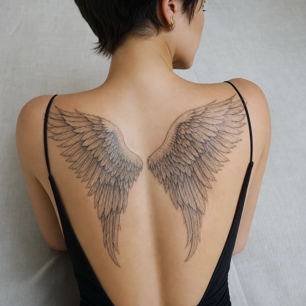 Ailes d'ange omoplates