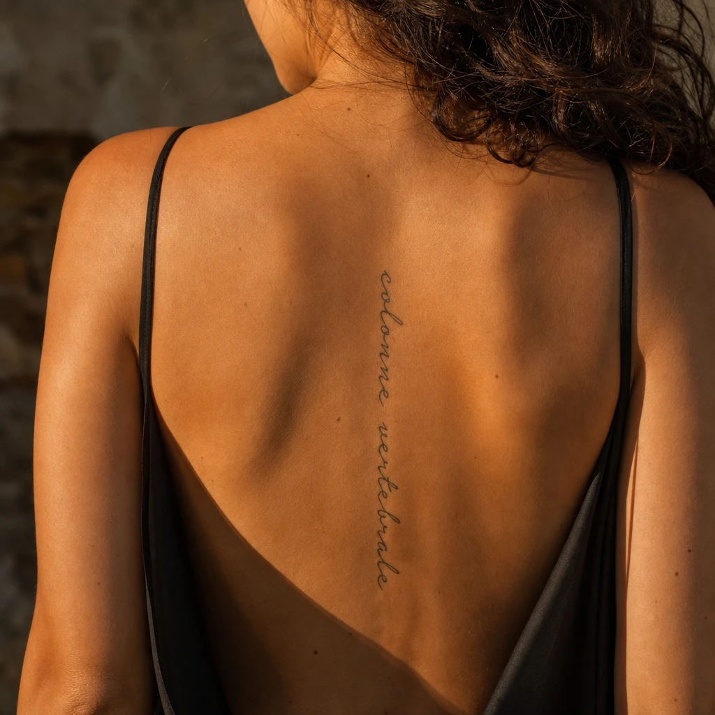 Phrase colonne vertebrale