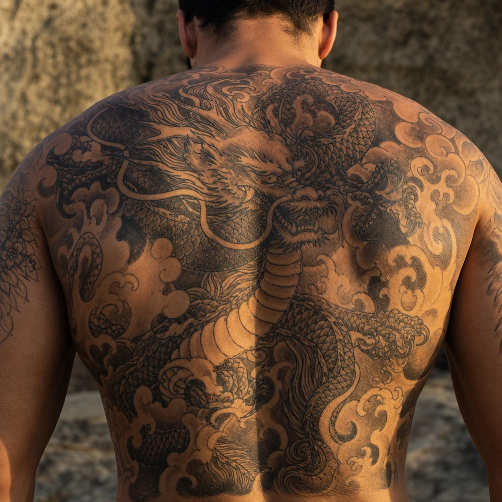 Dragon japonais irezumi