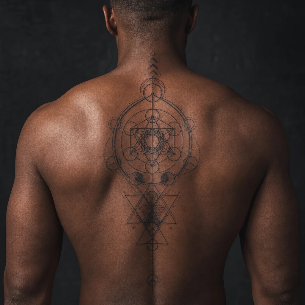 Geometrie sacree dorsale