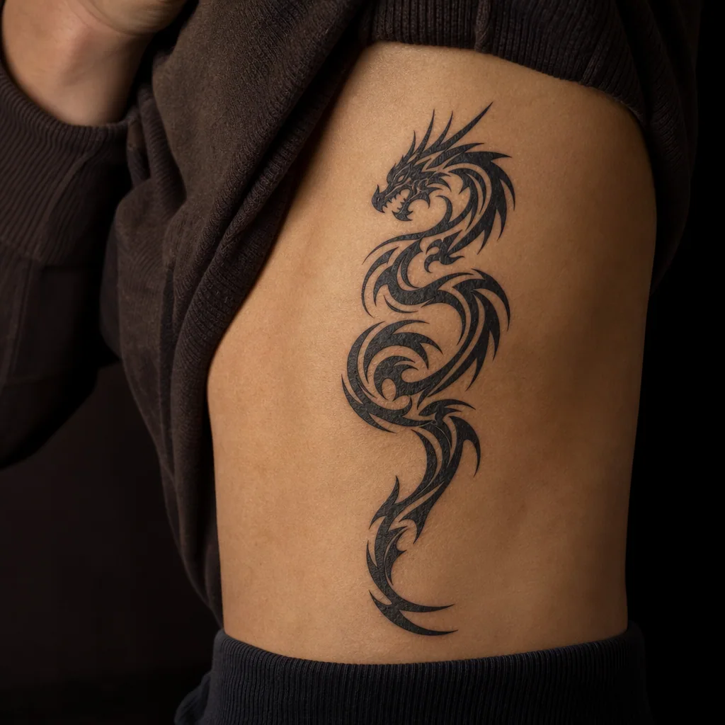 Dragon celtique tribal