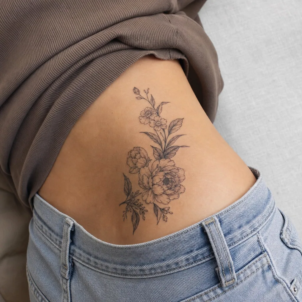 Hanche florale