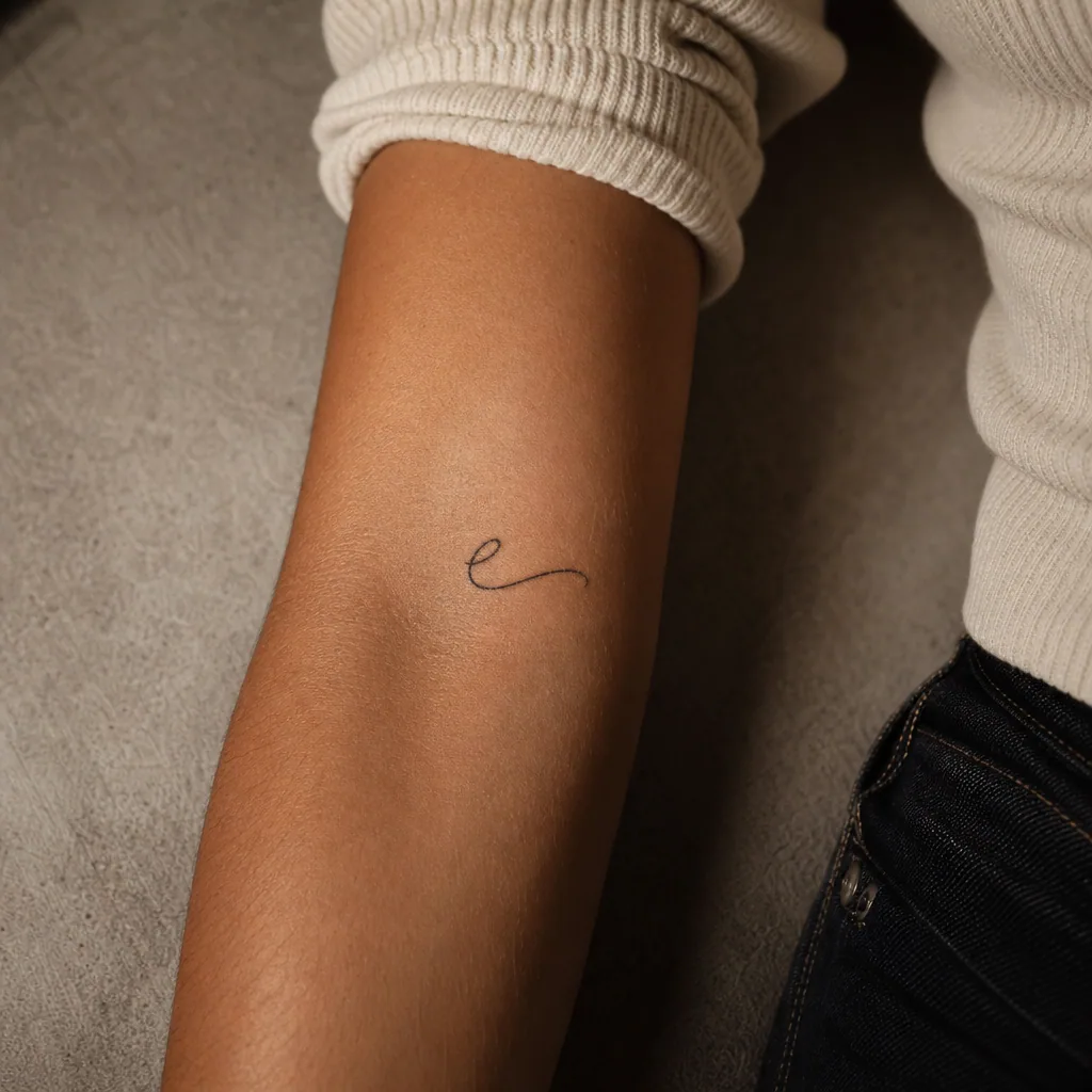 Initiale lettrage minuscule