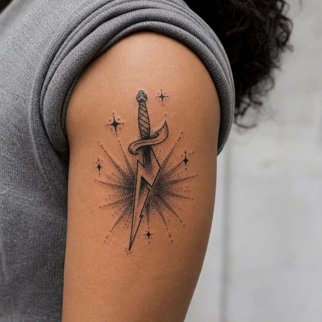 Flash dotwork pointille