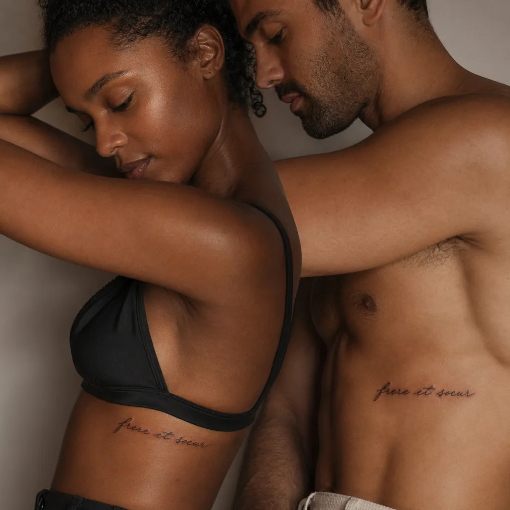 Lettrage frere et soeur