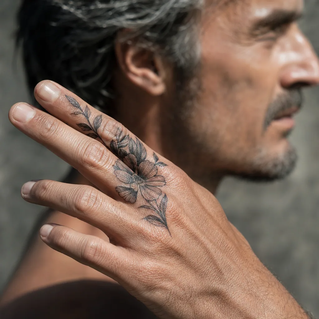 Main floral masculin