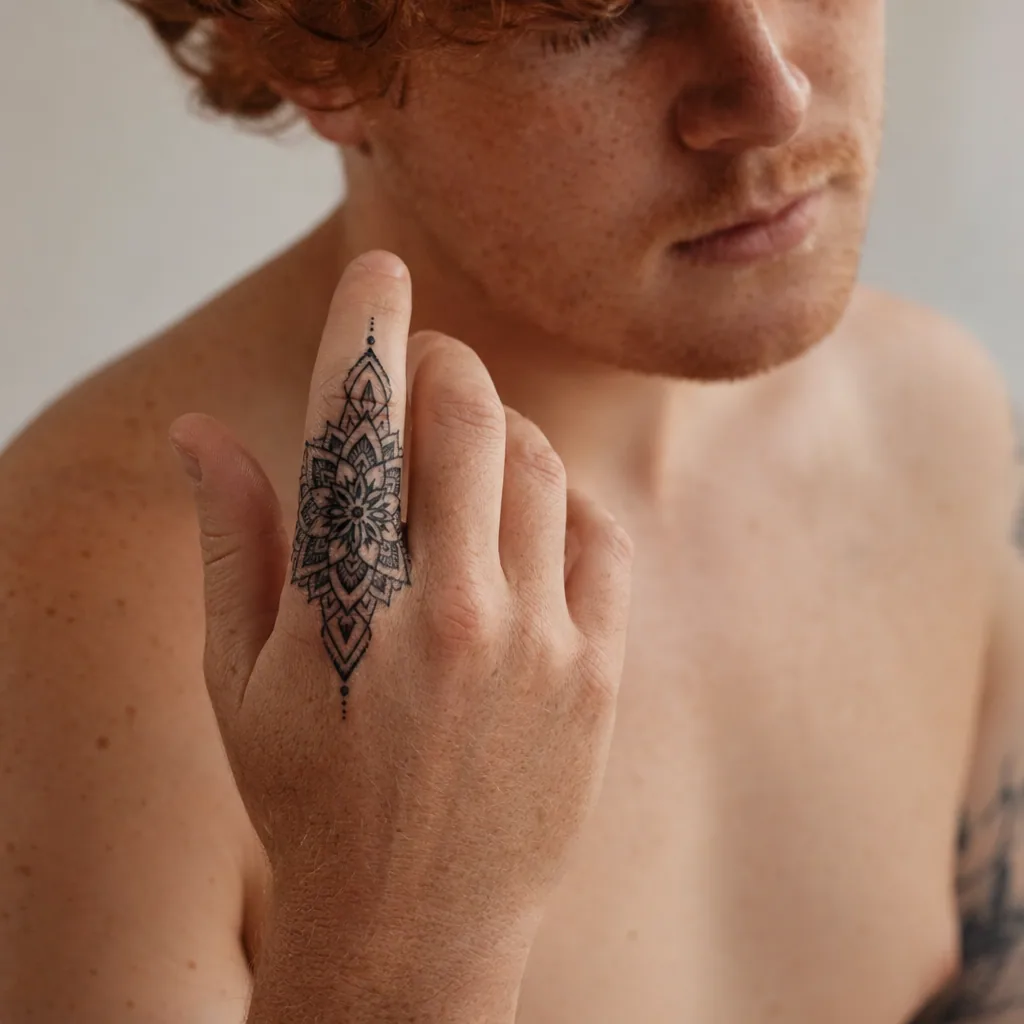 Main mandala masculin
