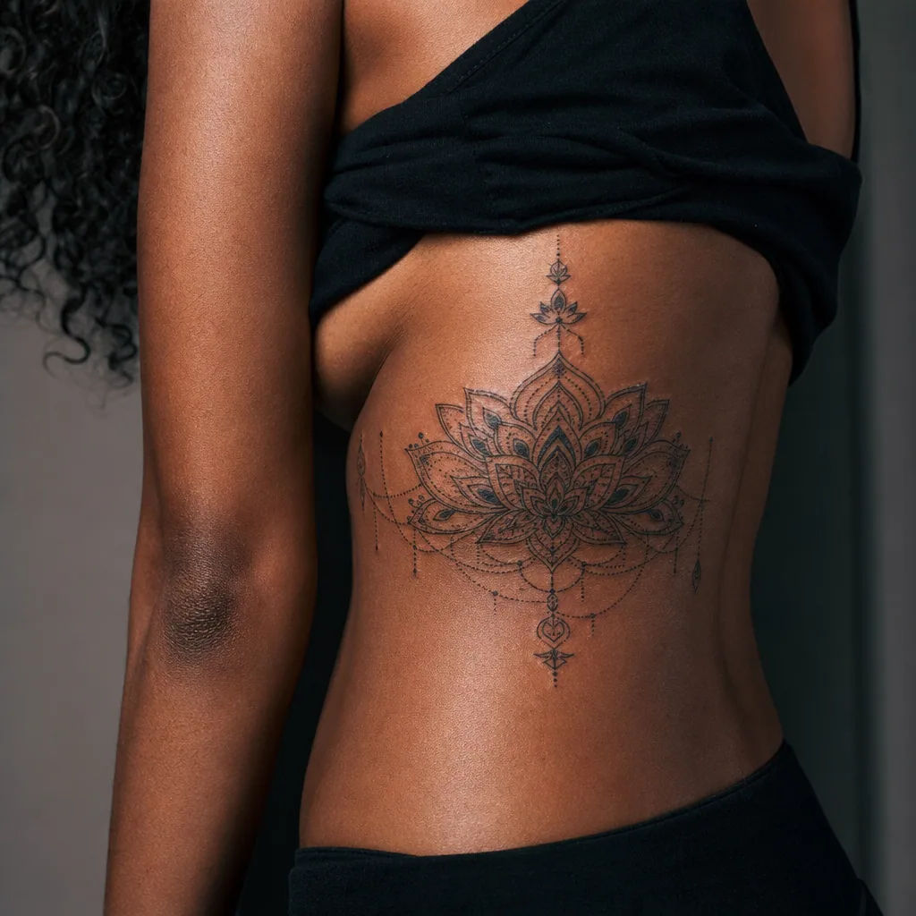 Mandala et lettrage