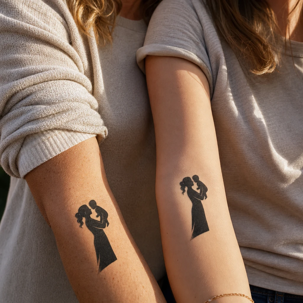Mere enfant blackwork