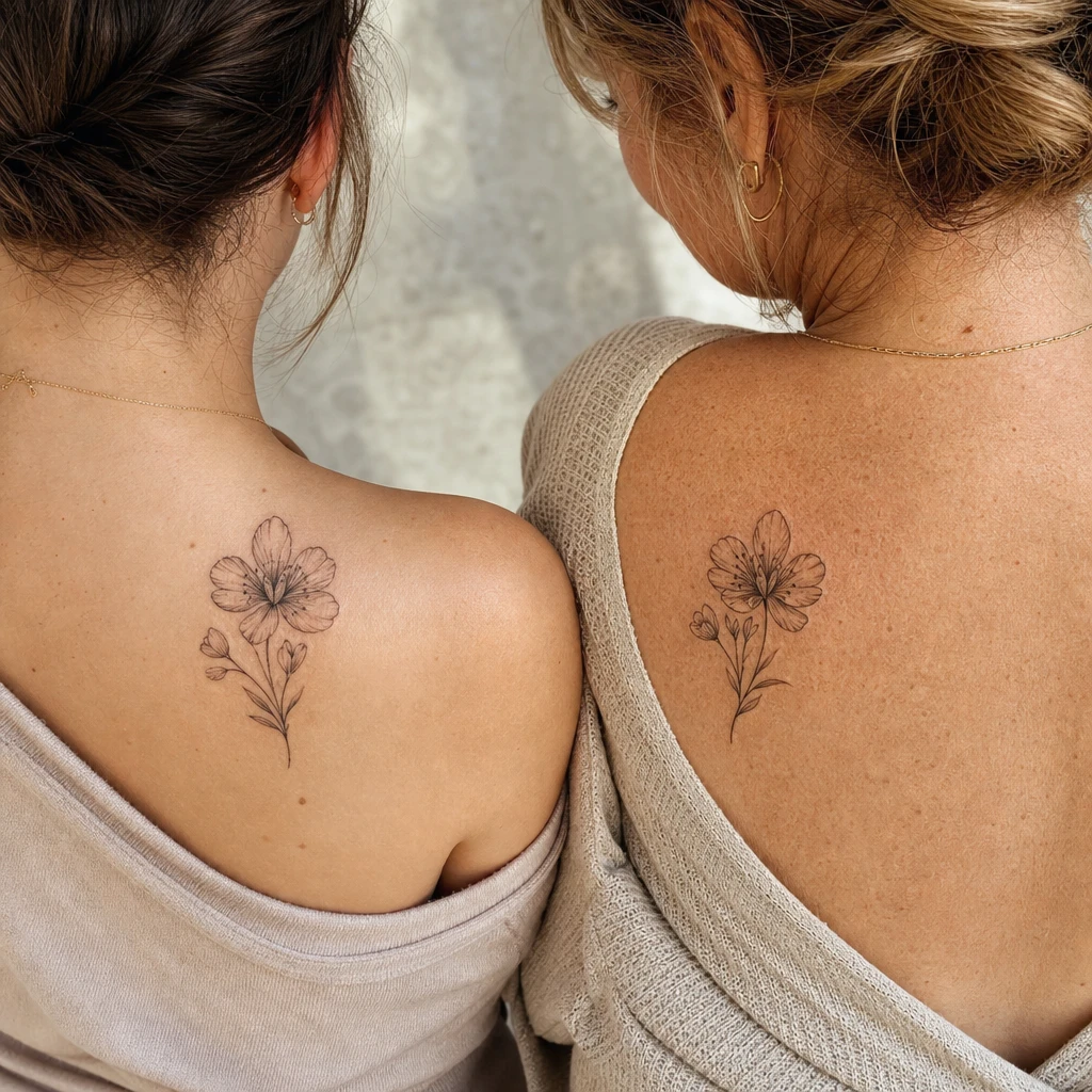 Fleur mere et fille
