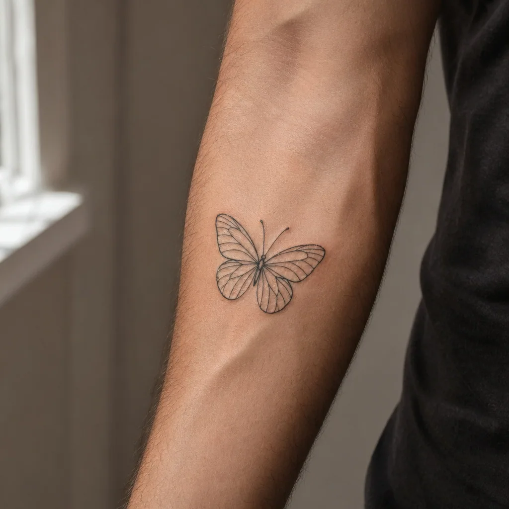 Papillon minimaliste