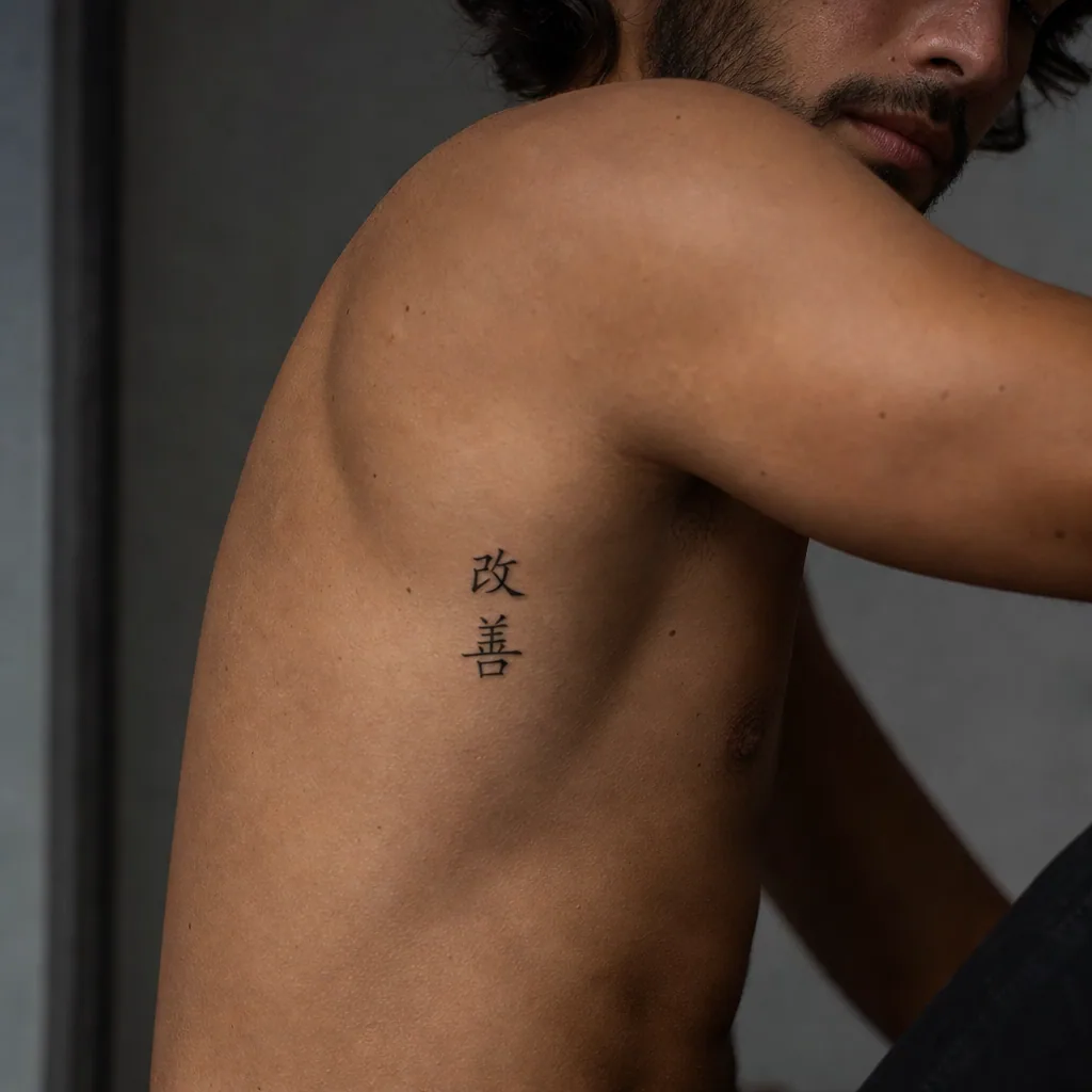 Kanji japonais discret