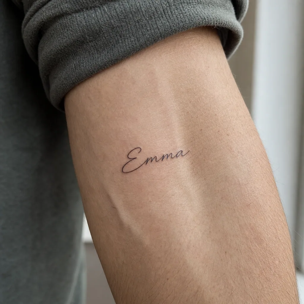 Prenom minimaliste sans-serif